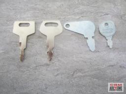 Equipment Key Starter Kit, Fits 100'S Of Models Of Machines 16 Of The Most Popular.