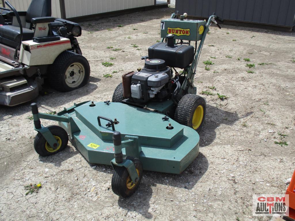 Bunton BHC-52 Walk Behind Mower, Kawasaki FC420V, Hydro Drive 52" Deck, S# 4551 (Unknown)