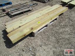 (4)-4"x6" Treated Lumber Posts