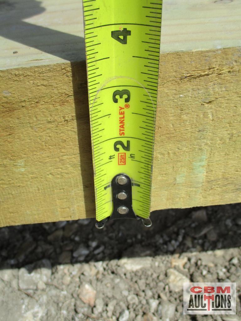 (4)-4"x6" Treated Lumber Posts