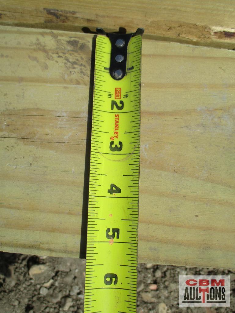 (4)-4"x6" Treated Lumber Posts