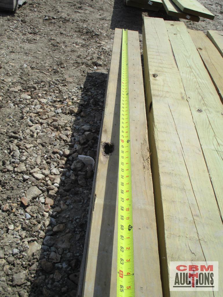 (4)-4"x6" Treated Lumber Posts