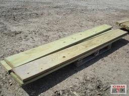 (4)-2"x12"x10' Treated Lumber