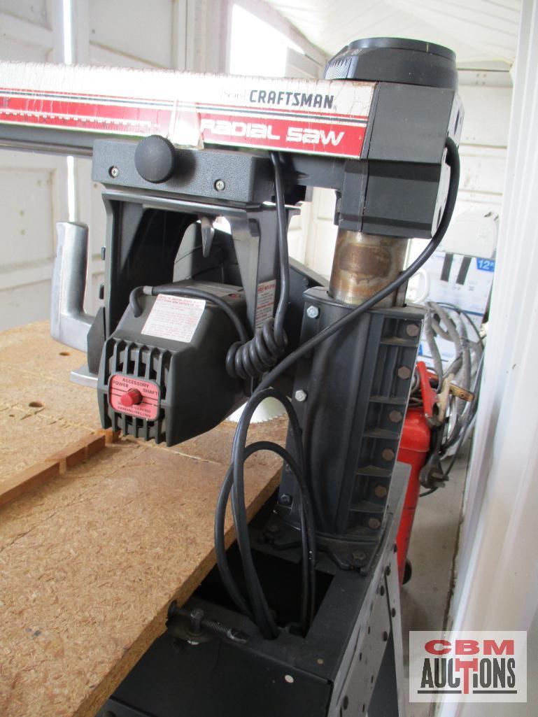 Sears Craftsman10" Radial Saw 2.5 HP, 120/240 Volt ...