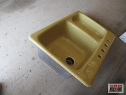 Kohler...D11883 Cast Iron Double Sink 33" x 22" OAL *CRF