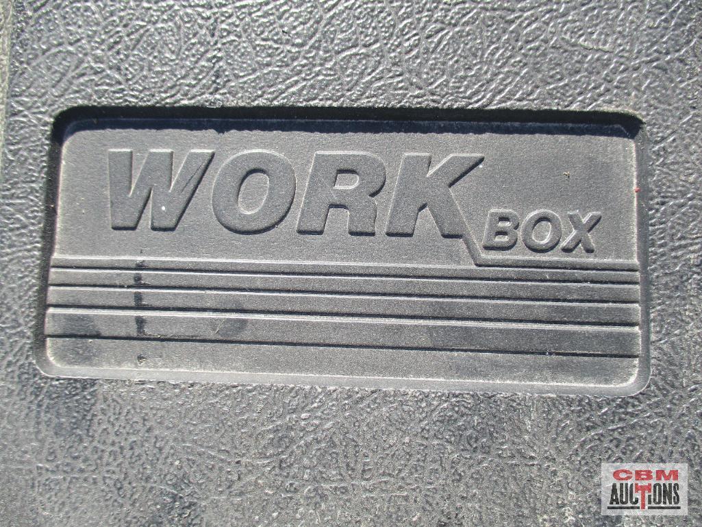 Work Box Black Plastic Truck Toolbox