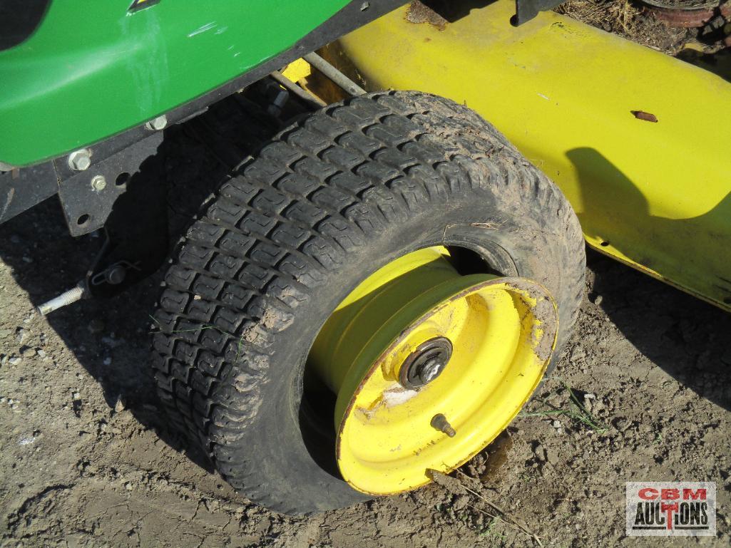 John Deere X540 Riding Lawn Tractor, 54" Deck (Seller Said Needs Carb)