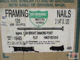 Interchange Brand HWCF12D120-B Framing, 12D Wire Collated Nails, 3-1/4" x .120, Bright Diamond Point