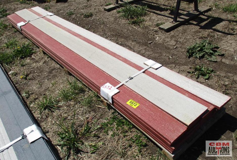 One Bundle of RED Hardi Trim Siding 12' x 5.5" x 8"