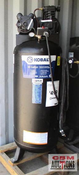 Kobalt 60 Gallon Cast Iron Air Compressor 155 Max PSI *FLF