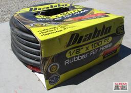 Diablo...62887...1/2" x 100ft Rubber Air Hose 300 PSI *FRT