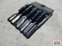 5pc Chisel Set w/ Storage Pouch 1/4" to 1-1/4"... *FRM