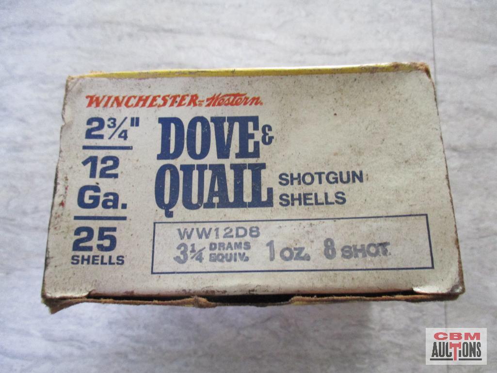 Winchester- Western Dove & Quail Shot Gun Shells 2-3/4" 12 Ga. - 10 shells (+/-) *Office