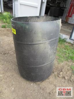 33" Black Trash Can *I