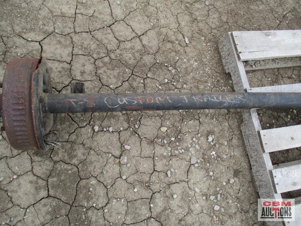 5 Bolt Trailer Axle With Electric Brakes