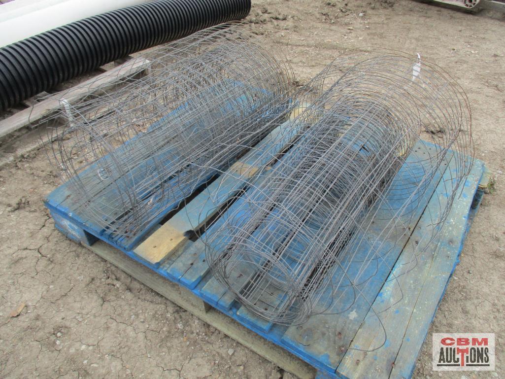 (2) Rolls Of Metal Fence Wire