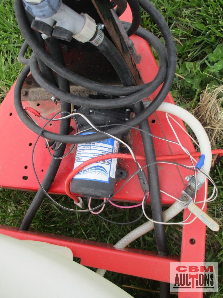 Pull Behind Folding Boom Sprayer With Wand & Electric Pump (Unknown)