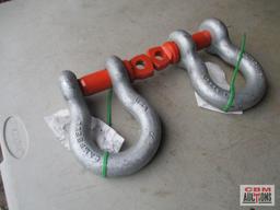 (2) Campbell Screw Pin Lifting Shackles *GLB