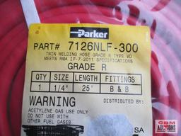 25' Parker 1/4" Cutting Torch Hose *GLB