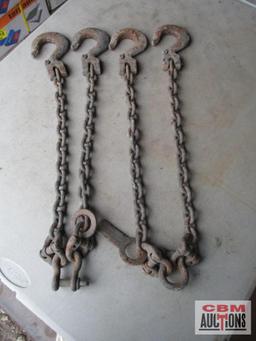 (2) Crosby Log Chains With Slip Hooks *GLF