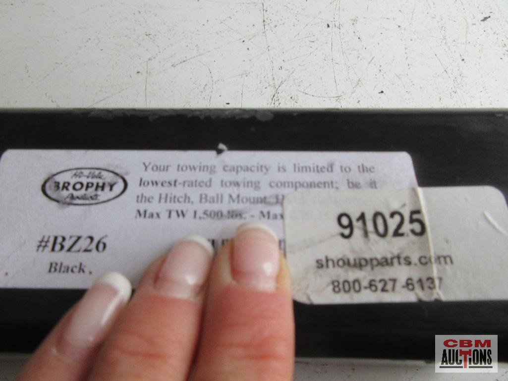 ...Hi-Value Brophy Products 91025 BZ Black...Ball Mount Hitch (1500LBS) - Made In USA *DLM