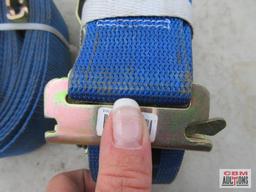 NEW Kinedyn 1000LBS Blue Ratchet Straps... - Set of 2 *ELB