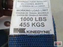 NEW Kinedyn 1000LBS Blue Ratchet Straps... - Set of 2 *ELB