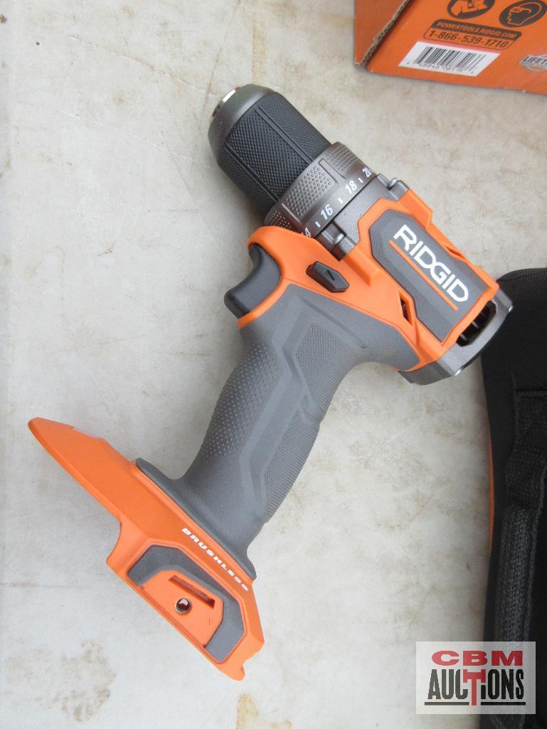 Ridgid 18V Subconpact Brushless 1/2" Drill/Driver Kit w/ Battery, Charger, Storage Case *ELM