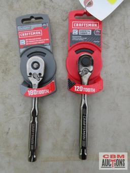 Craftsman 180tooth 1/4" Drive Ratchet Craftsman 120 Tooth 1/4" Drive Ratchet... *ELM