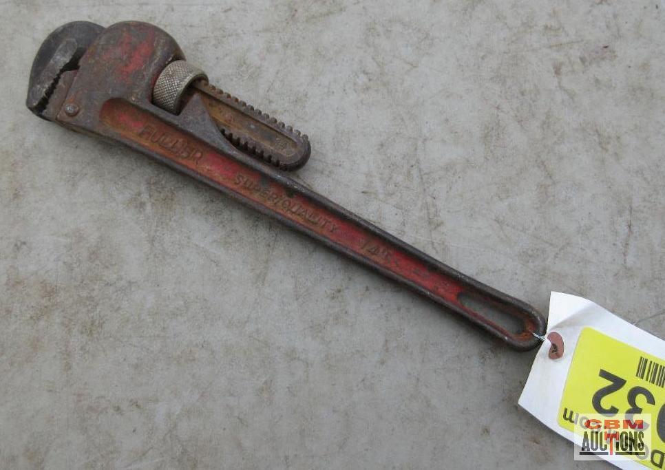 Fuller 14" Red Pipe Wrench *ELM