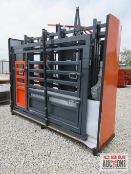 TMG-CSC11 10' Cattle Squeeze Chute With Weigh Scales