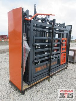 TMG-CSC11 10' Cattle Squeeze Chute With Weigh Scales