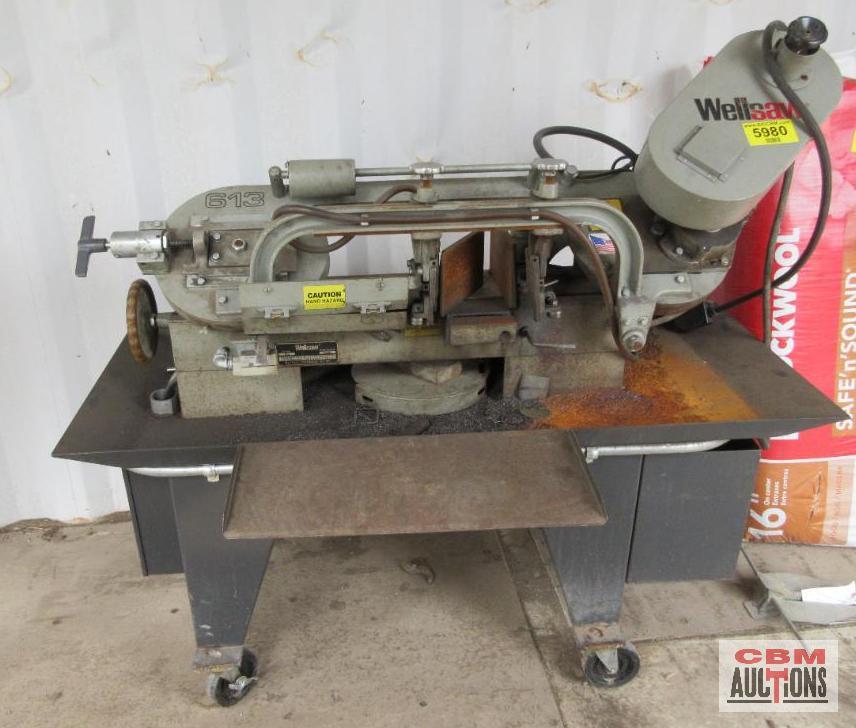 Wellsaw 613 Metal Band Saw, 220 Volts, (Seller Said Runs) *I