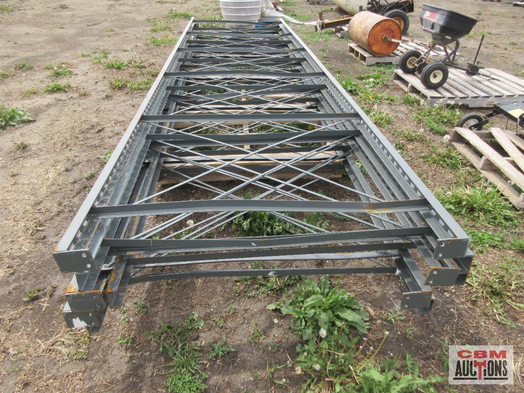 (6) 4'x16' Upright Pallet Rack Legs