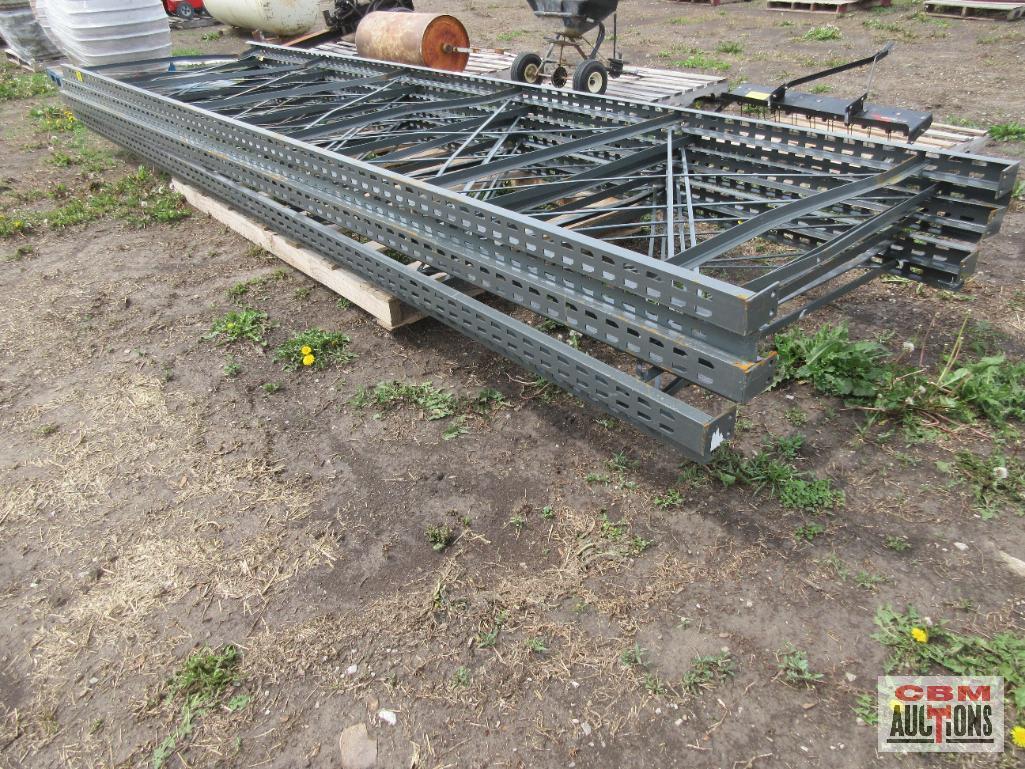 (6) 4'x16' Upright Pallet Rack Legs