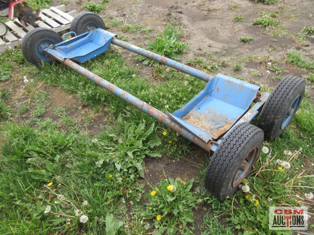 Earnest Holmes Co. Blue Car Dolly...