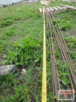 Stack of Rebar Various LEngths 11 (+/-)