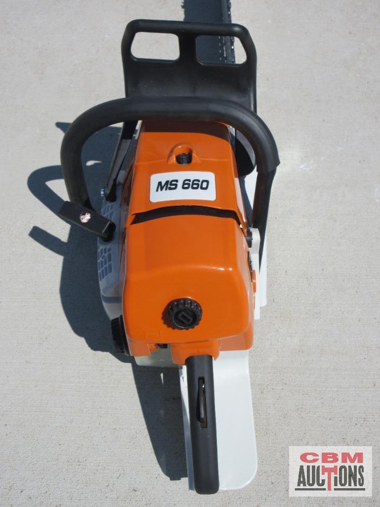 Stihl MS 660 FarmerTec Chain Saw, Duromatic E 36" Bar, 3/8" Chain, .063 Gauge (Unused) *HLT