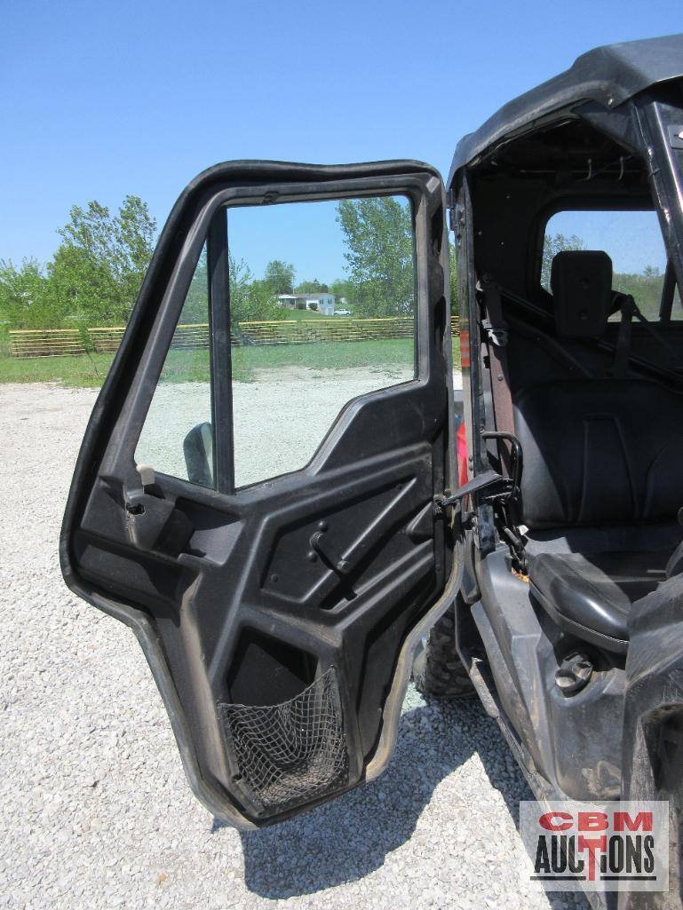 2016 Honda Pioneer 1000 Side By Side UTV, 1000CC, 6,680 Miles, 4x4, Dump Bed, Heat, Cab With Ful