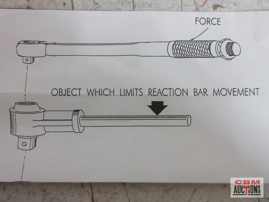 Stark Torque Wrench w/ Molded Storage Case... Input: 1/2" Drive (F) Output: 3/4" Drive...(M)