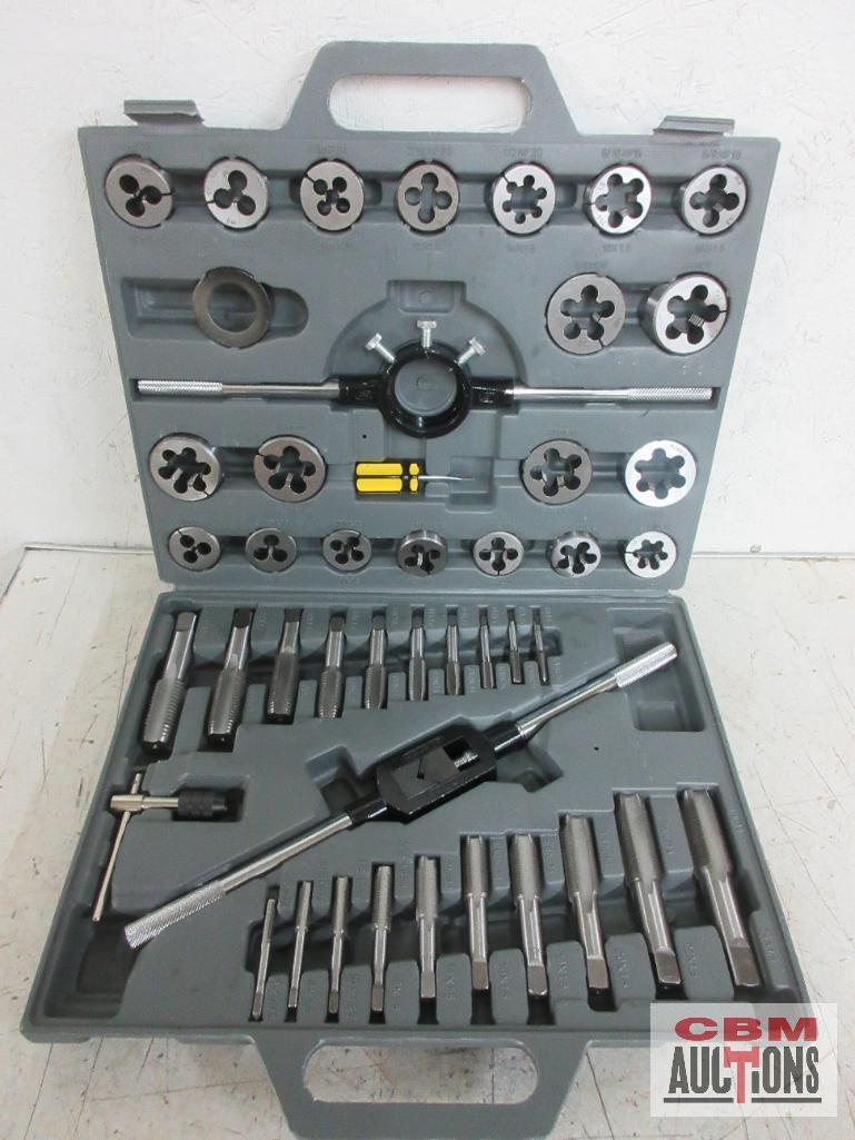 Wisdom 45pc Metric Tap & Die Set w/ Molded Storage Case...