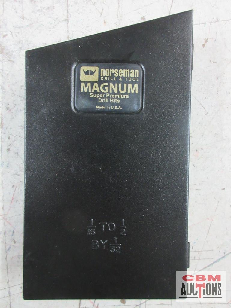 Norseman 66470 SPM-15 15pc Magnum Heavy Duty Super Premium Black & Gold Drill Bits (1-16" to