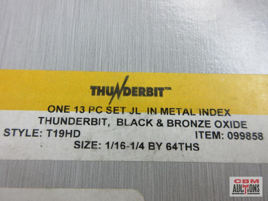 Triumph 099858 13pc Thunderbit...Black & Bronze Oxide, Style T19HD ...Drill Bit Set (1/16" to 1/4" b