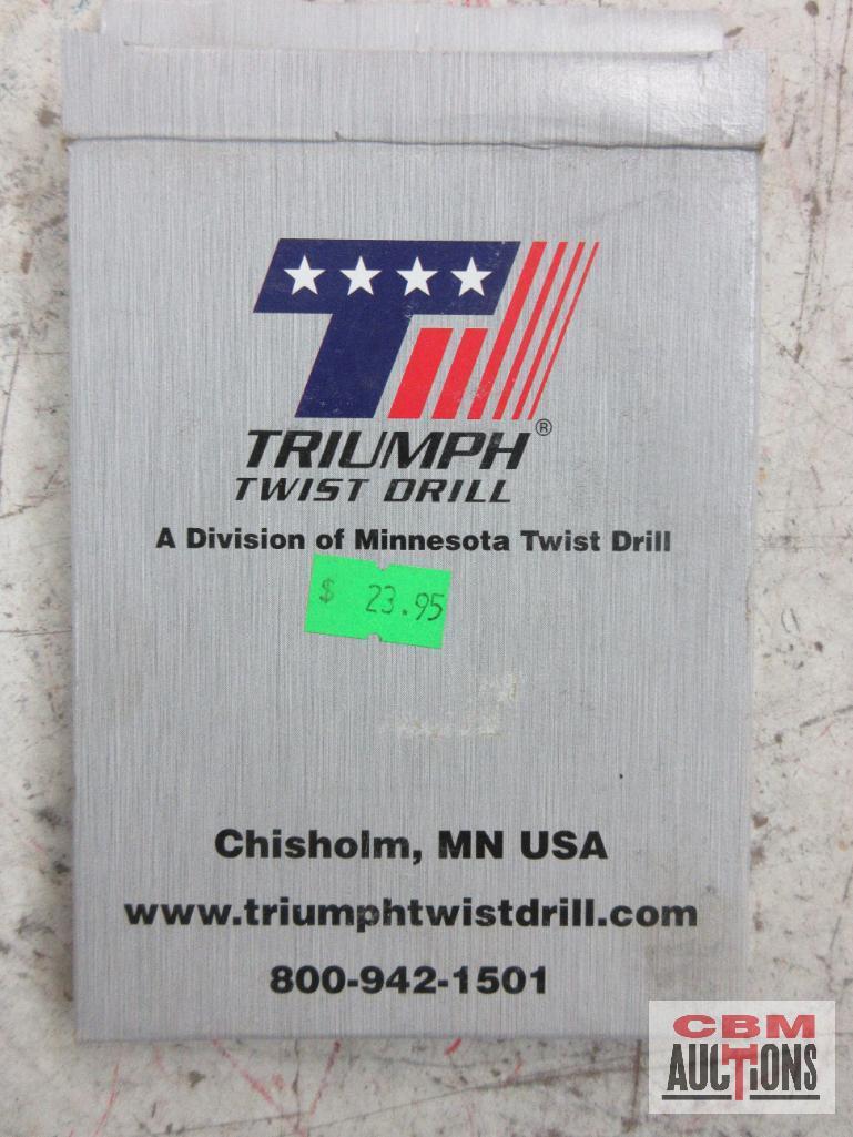 Triumph 099858 13pc Industrial Grade, Style T1019D, Black & Gold Finish,...Drill Bit Set (1/16" to
