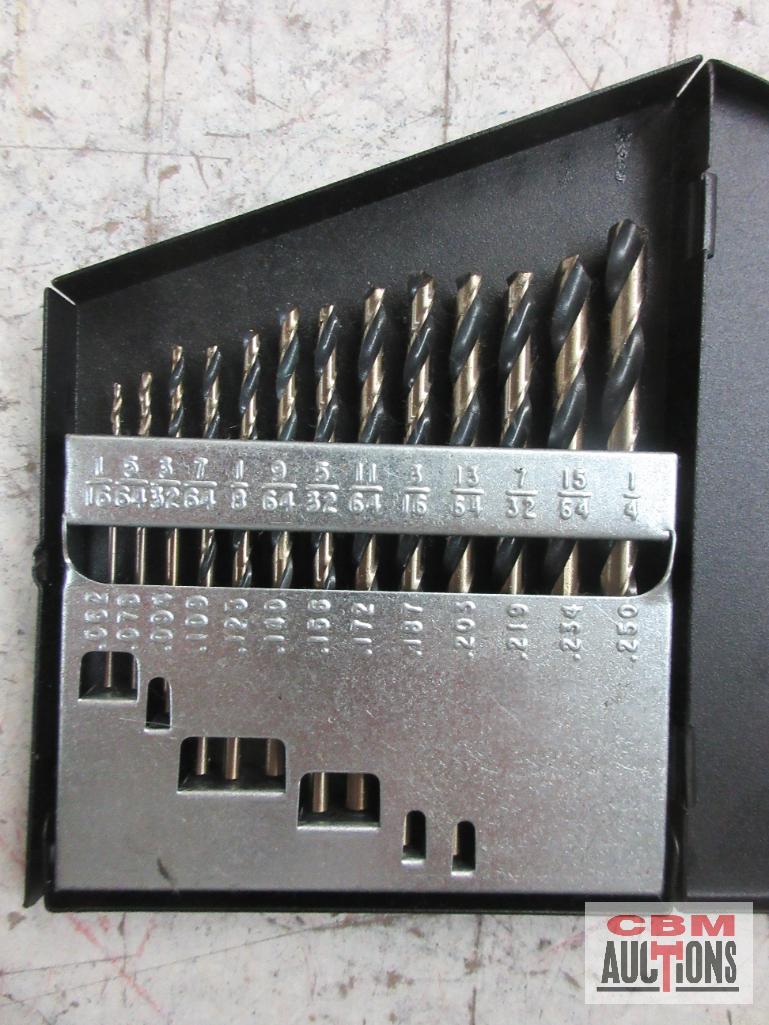 Norseman 44110 SP-13 13pcs Heavy Duty Super Premium Black & Gold Jodder Drill Bit Set (1/16" - 1/4")