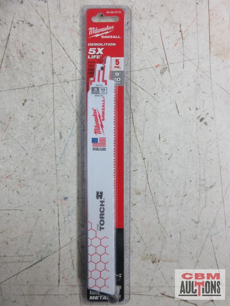 Milwaukee 48-00-5090 4" Sawzall Blades 10 TPI Thick Metal Milwaukee 48-00-5183 4" Sawzall Blades 18