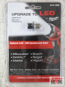 Milwaukee 49-81-0090 Upgrade to LED, Replaces 9.6V -28V Incandescent Bulbs Milwaukee 49-66-4536