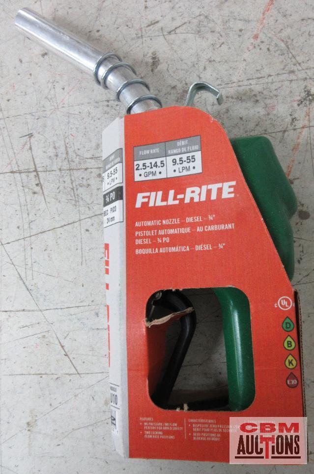 Fill-Rite N075DAU10......High Flow Nozzle - 3/4", 2.5-14.5GPM