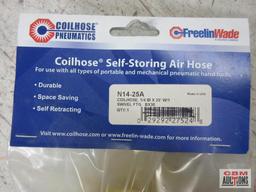 Coilhose Pneumatics N14-25A 1/4" x 25' Self-Storing Air Hose...