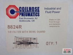 Coilhose Pneumatics N12-12A 1/2" x 12' Air Hose w/ Swivel... Coilhose Pneumatics 8824R 1/2" Filter w